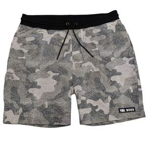NBA X Hugo Boss Logo Gear Slam Camo Shorts Size XXL